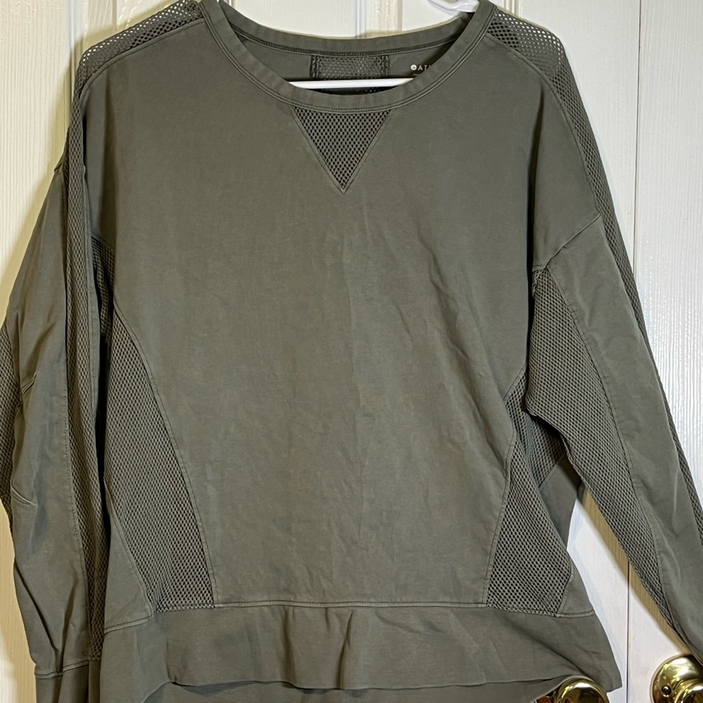 Athleta Olive Green Top
